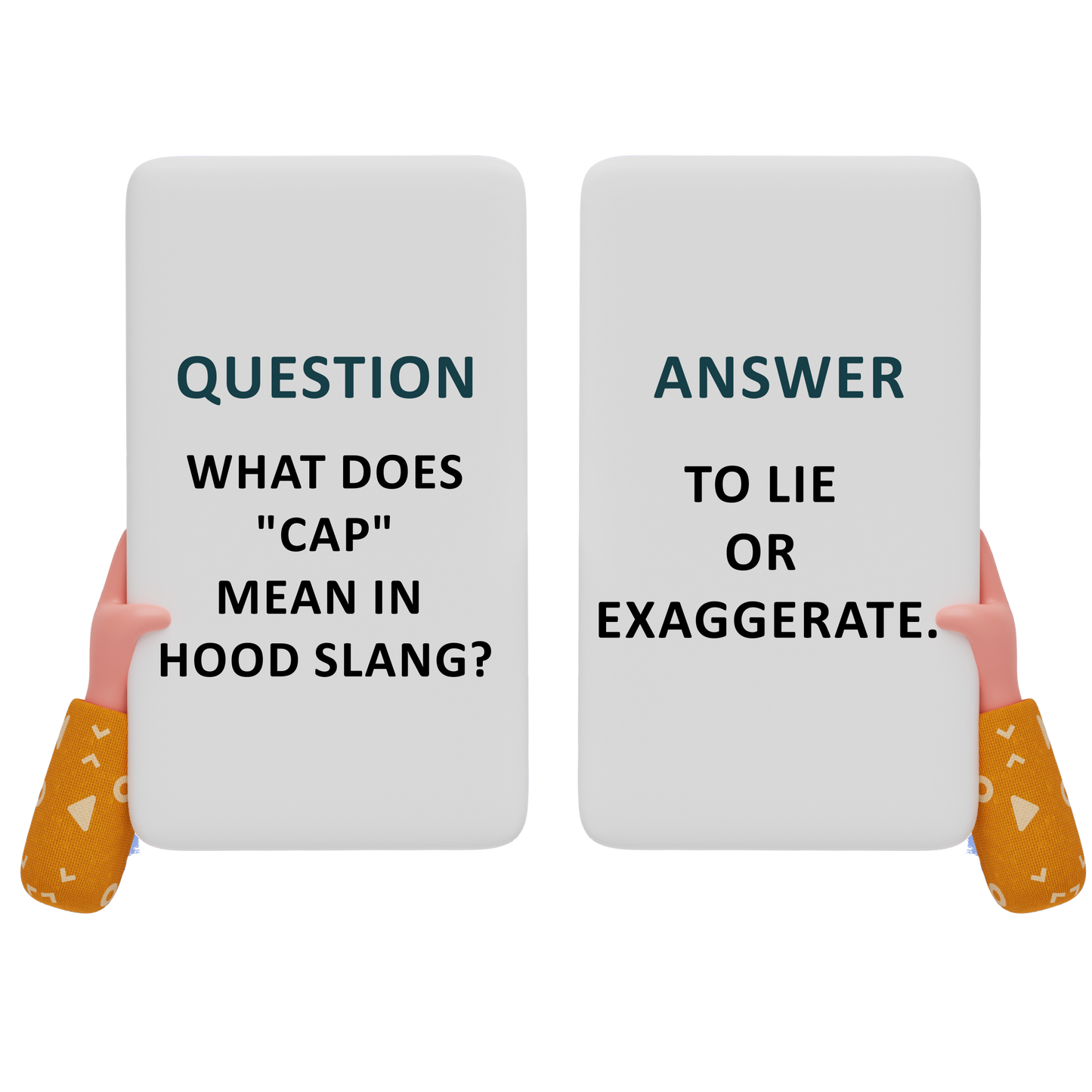 American Hood Slang Flash Cards Vol. 1™