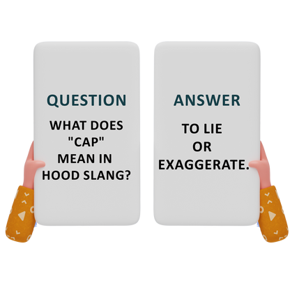 American Hood Slang Flash Cards Vol. 1™