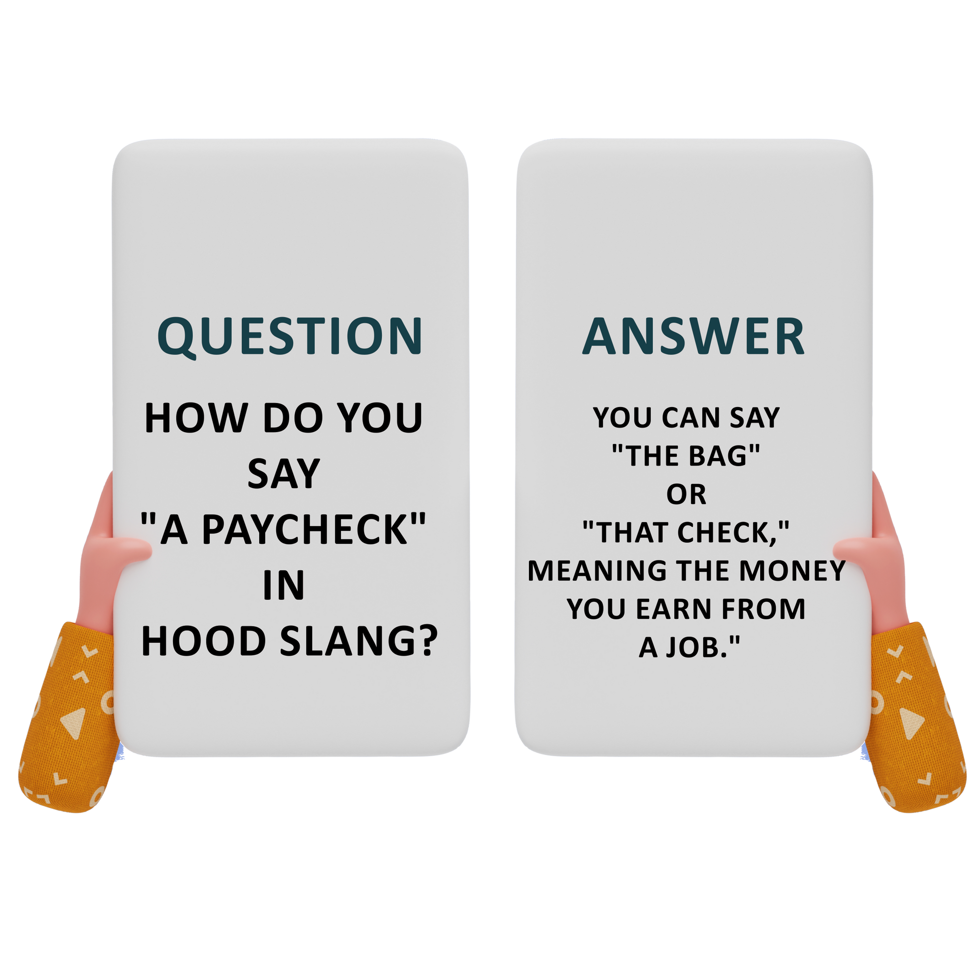 American Hood Slang Flash Cards Vol. 1™ – English With Collins