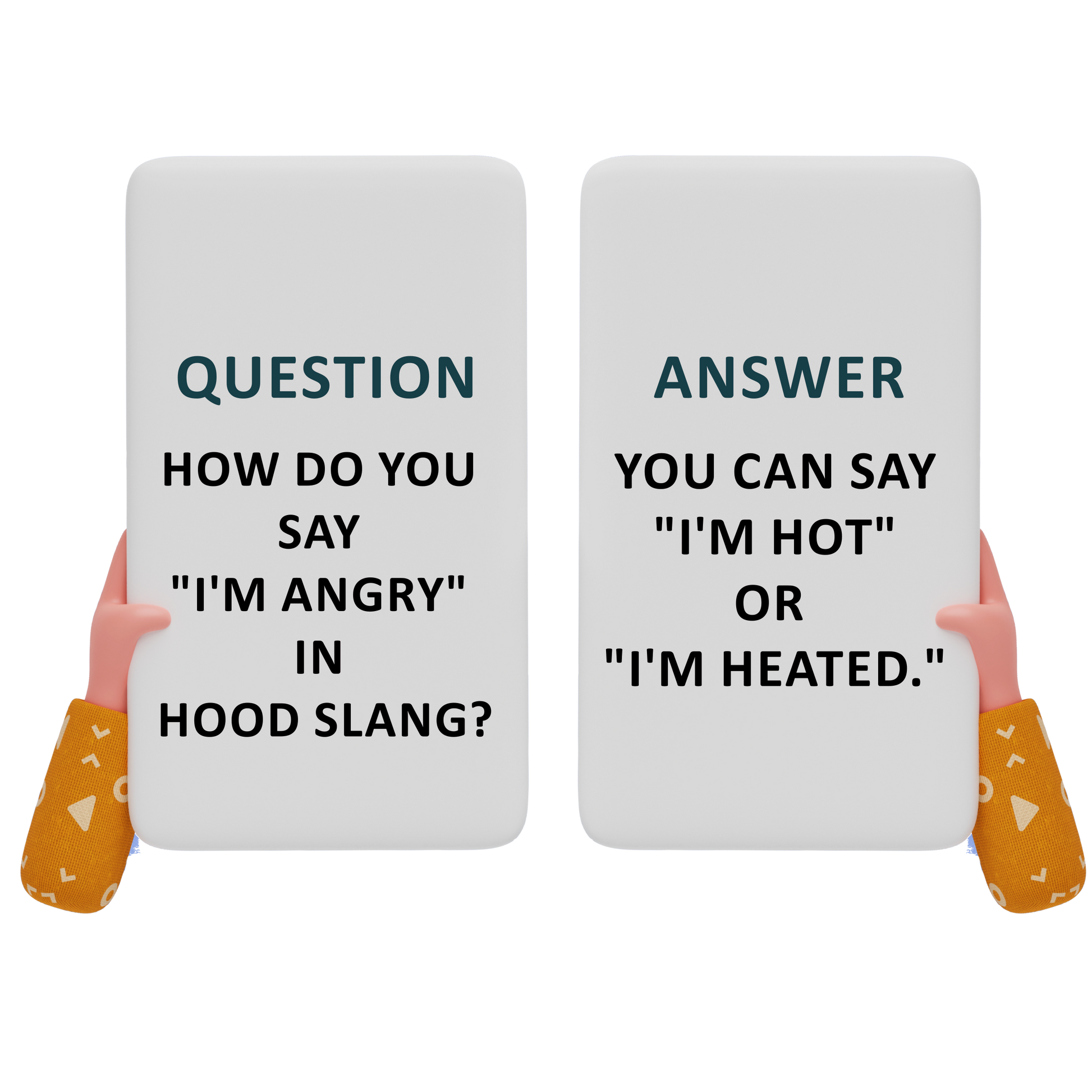 American Hood Slang Flash Cards Vol. 1™ – English With Collins