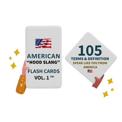 American Hood Slang Flash Cards Vol. 1™